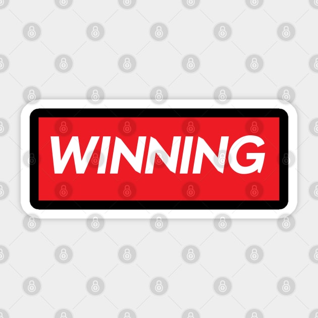 Winning Sticker by GLStyleDesigns